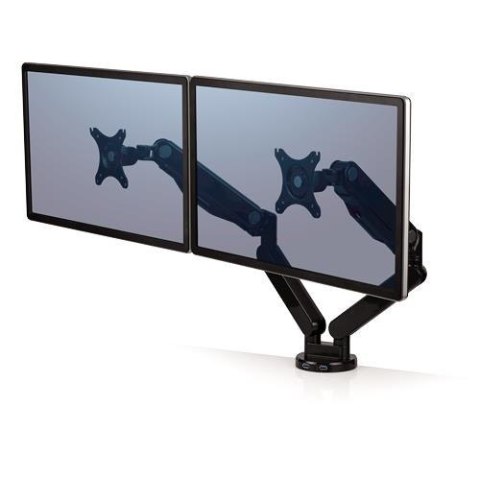 Fellowes Ergonomia ramię na 2 monitory - seria Platinum, czarne Fellowes Ergonomia ramię na 2 monitory - seria Platinum, czarne