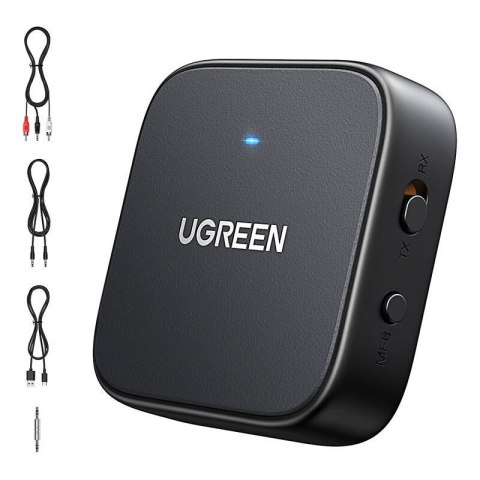 Adapter / odbiornik / nadajnik Bluetooth 5.2 Ugreen CM667, USB-C, 300mAh (szary) Adapter / odbiornik / nadajnik Bluetooth 5.2 Ugreen CM667, USB-C, 300mAh (szary)