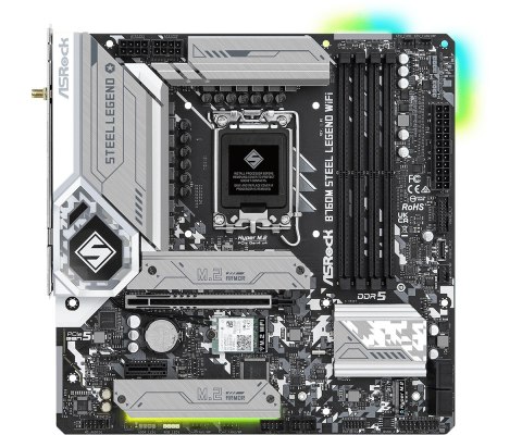 Płyta główna Asrock B760M STEEL LEGEND WIFI Płyta główna Asrock B760M STEEL LEGEND WIFI