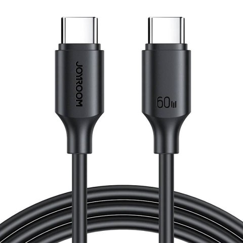 Kabel USB Typu C 60W 1m Joyroom S-CC060A9 (czarny) Kabel USB Typu C 60W 1m Joyroom S-CC060A9 (czarny)