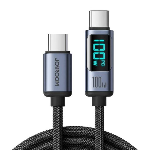 Kabel USB Typ C Prism 1.2m Joyroom S-CC100A16 (czarny) Kabel USB Typ C Prism 1.2m Joyroom S-CC100A16 (czarny)