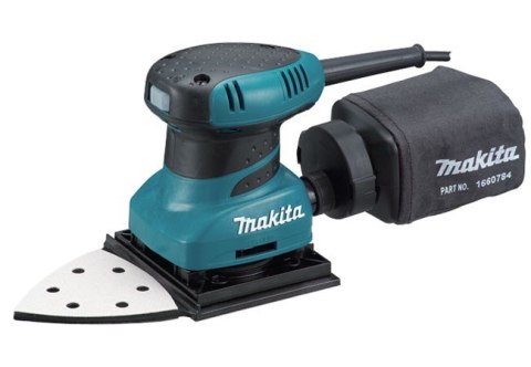 Makita BO4565K przenośna szlifierka Szlifierka orbitalna Czarny, Turkusowy 14000 OPM 200 W Makita BO4565K przenośna szlifierka Szlifierka orbitalna Czarny, Turkusowy 14000 OPM 200 W