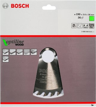 Bosch ?2608640616 ostrze do piły tarczowej 19 cm 1 szt.