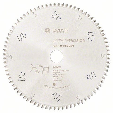 Bosch 2 608 642 098 ostrze do piły tarczowej 25,4 cm 1 szt. Bosch 2 608 642 098 ostrze do piły tarczowej 25,4 cm 1 szt.
