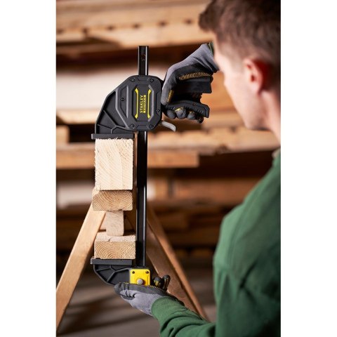 Stanley FATMAX XL Zacisk stolarski 30 cm Czarny, Żółty