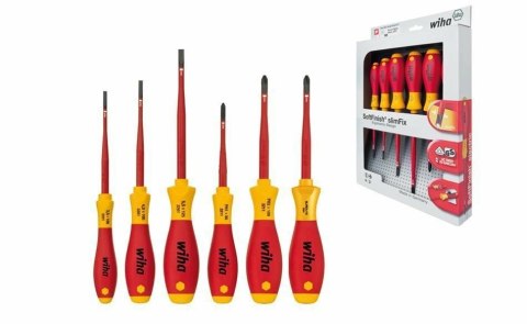 Zestaw wkrętaków SoftFinish Electric SlimFix płaski, Phillips Zestaw wkrętaków SoftFinish Electric SlimFix płaski, Phillips