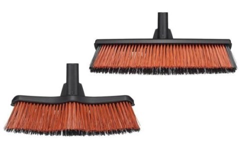 Fiskars 1025926 miotła Wewnętrzna Włosie miękkie/twarde Aluminium Czarny Fiskars 1025926 miotła Wewnętrzna Włosie miękkie/twarde Aluminium Czarny