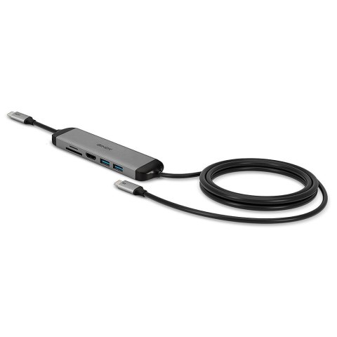 Lindy 43326 stacja dokująca Przewodowa USB 3.2 Gen 1 (3.1 Gen 1) Type-C Czarny, Szary Lindy 43326 stacja dokująca Przewodowa USB 3.2 Gen 1 (3.1 Gen 1) Type-C Czarny, Szary