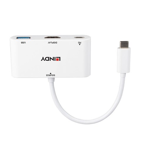 Lindy 43340 zewnętrzna karta graficzna usb 3840 x 2160 px Biały Lindy 43340 zewnętrzna karta graficzna usb 3840 x 2160 px Biały