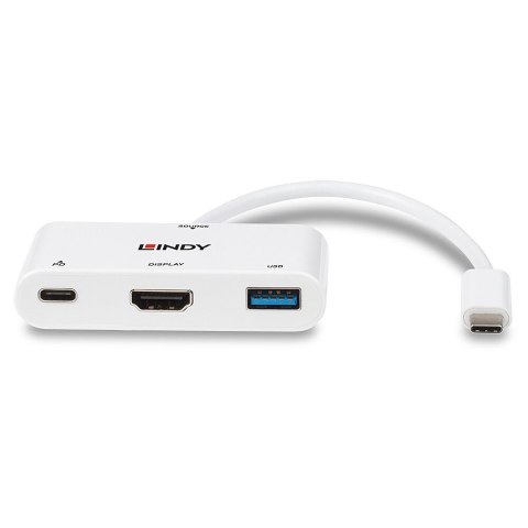 Lindy 43340 zewnętrzna karta graficzna usb 3840 x 2160 px Biały Lindy 43340 zewnętrzna karta graficzna usb 3840 x 2160 px Biały
