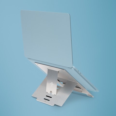 Podstawa R-Go Tools R-Go Laptopständer 10"-22" Max.5KG Riser verstellbar sidabrinis