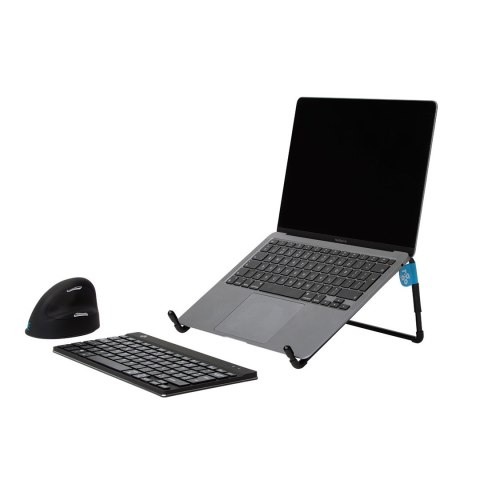 R-Go Tools R-Go Laptopständer 10"-22" Max.5KG Steel Travel juodas R-Go Tools R-Go Laptopständer 10"-22" Max.5KG Steel Travel juodas