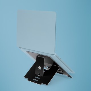 Riser Flexibel Laptopständer - verstellbar - schwarz - Schwarz - 25,4 cm (10 Zoll) - 55,9 cm (22 Zoll) - Aluminium - 5 kg - 135 