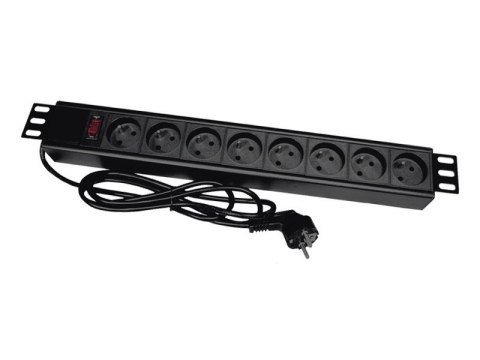 Listwa przeciwprzepięciowa A-LAN PZ081U3M (8 x UTE; 16 A (3680 W); 3m; kolor czarny) Listwa przeciwprzepięciowa A-LAN PZ081U3M (8 x UTE; 16 A (3680 W); 3m; kolor czarny)