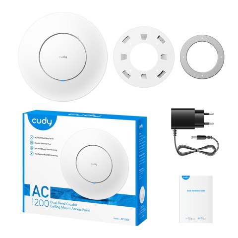 Access Point CUDY AP1300 AC1200 Dual Band Wi-Fi 1xGigabit Mesh Access Point CUDY AP1300 AC1200 Dual Band Wi-Fi 1xGigabit Mesh