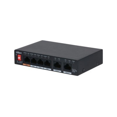 Dahua Switch PoE PFS3006-4GT-60-V2 niezarządzalny Dahua Switch PoE PFS3006-4GT-60-V2 niezarządzalny