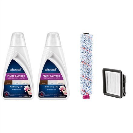Bissell | Pakiet do czyszczenia | MultiSurface (2xDetergenty+Szczotka+Filtr) Bissell | Pakiet do czyszczenia | MultiSurface (2xDetergenty+Szczotka+Filtr)
