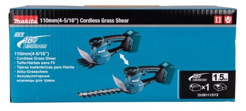 Nożyce do trawy Aku 18V 2w1 DUM111SYX MAKITA