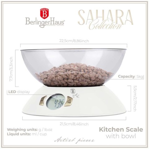 WAGA KUCHENNA Z MISĄ BERLINGER HAUS BH-9617 SAHARA WAGA KUCHENNA Z MISĄ BERLINGER HAUS BH-9617 SAHARA