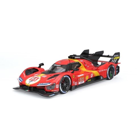 BBURAGO Ferrari 499P LMH (2023) Model samochodu sportowego Wstępnie zmontowany 1:24