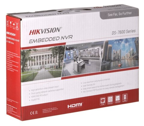 Hikvision DS-7604NI-K1 1U Czarny Hikvision DS-7604NI-K1 1U Czarny