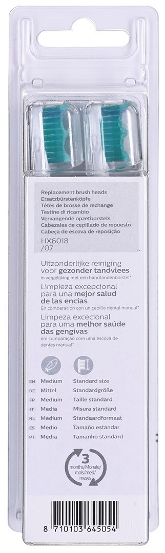 Główka szczoteczki PHILIPS HX6018/07 ProResults Główka szczoteczki PHILIPS HX6018/07 ProResults