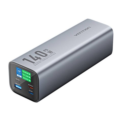 Powerbank Vention wyświetlacz LED 27000mAh 140W FHVH0 (szary) Powerbank Vention wyświetlacz LED 27000mAh 140W FHVH0 (szary)