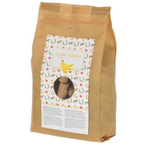 KERBL Smakołyki dla konia Delizia Classic, banan, 1 kg KERBL Smakołyki dla konia Delizia Classic, banan, 1 kg