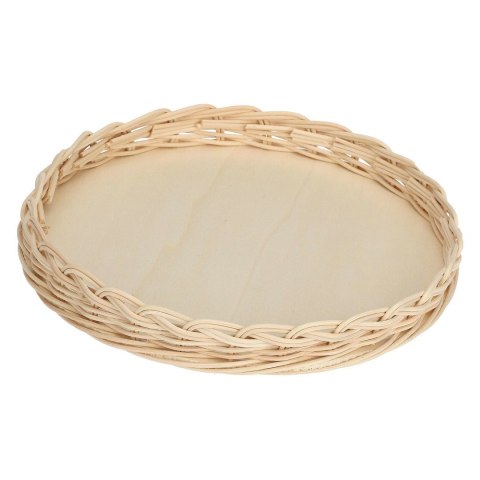 LA PORCELLANA BIANCA MIDOLLINO Wiklinowy kosz na naczynie do tarty 25 cm LA PORCELLANA BIANCA MIDOLLINO Wiklinowy kosz na naczynie do tarty 25 cm