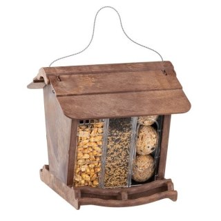FERPLAST JOK 1 WILD BIRD FEEDER - karmnik brązowy