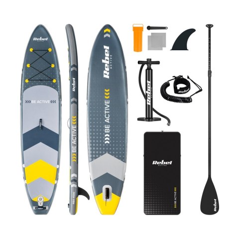 Deska SUP REBEL ACTIVE pompowana 350x81x15cm , zestaw Deska SUP REBEL ACTIVE pompowana 350x81x15cm , zestaw