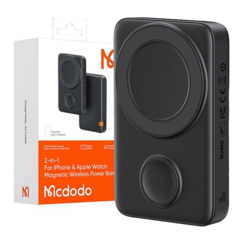Power Bank Magnetyczny do Apple watch Mcdodo MC-1461 10000mAh, 20W (czarny) Power Bank Magnetyczny do Apple watch Mcdodo MC-1461 10000mAh, 20W (czarny)