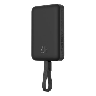 Powerbank Baseus Magnetic Mini Air Wireless 10000mAh 20W+kabel lightning (czarny)