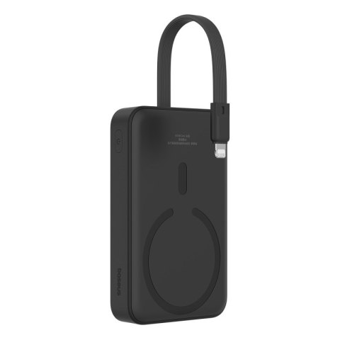 Powerbank Baseus Magnetic Mini Air Wireless 10000mAh 20W+kabel lightning (czarny)
