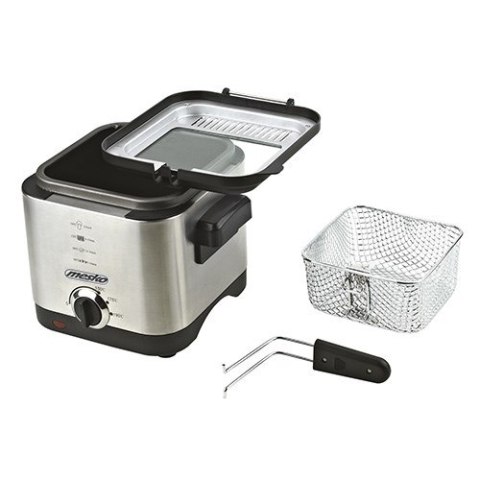Frytownica MESKO MS 4910 (1,5 l; 0,5 kg; 900W; kolor srebrny) Frytownica MESKO MS 4910 (1,5 l; 0,5 kg; 900W; kolor srebrny)