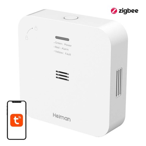 Inteligentny czujnik tlenku węgla WiFi Heiman WS-720ES Tuya Inteligentny czujnik tlenku węgla WiFi Heiman WS-720ES Tuya