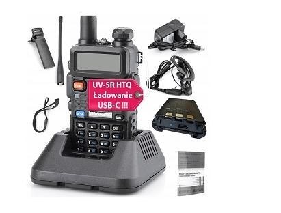 Krótkofalówka Baofeng UV-5R HTQ USB-C Krótkofalówka Baofeng UV-5R HTQ USB-C