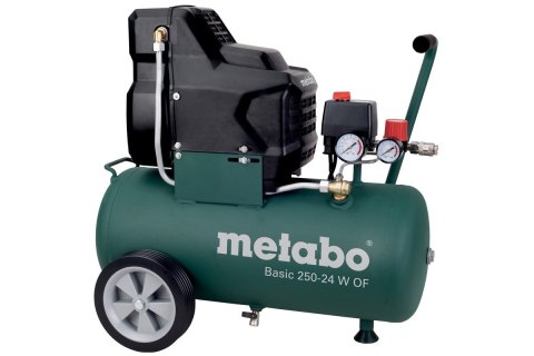 METABO SPRĘŻARKA BEZOLEJOWA 230V 24L BASIC 250-24 W OF METABO SPRĘŻARKA BEZOLEJOWA 230V 24L BASIC 250-24 W OF