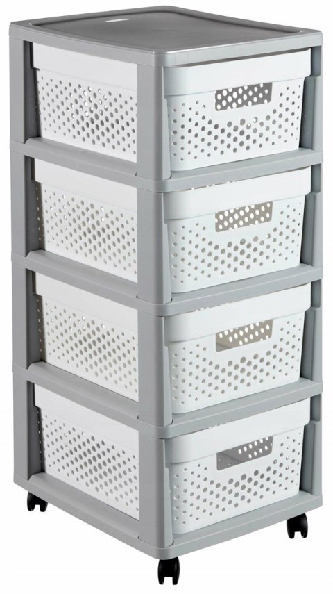 CURVER REGAŁ INFINITY KD 4X10L AŻUROWY CURVER REGAŁ INFINITY KD 4X10L AŻUROWY