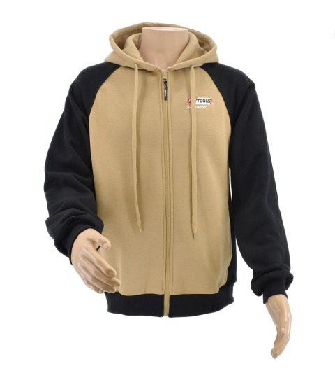 AW BLUZA ROZPINANA T6/ BEŻ-CZARNA/ S AW BLUZA ROZPINANA T6/ BEŻ-CZARNA/ S