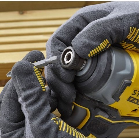 Stanley SFMCF810D2K-QW wkrętak zasilany/zakrętark udarowy 2800 RPM Czarny, Żółty