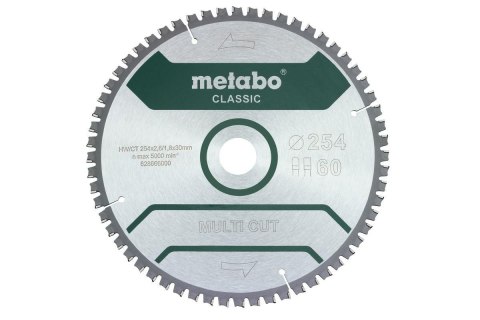 Metabo 628285000 ostrze do piły tarczowej 25,4 cm 1 szt. Metabo 628285000 ostrze do piły tarczowej 25,4 cm 1 szt.
