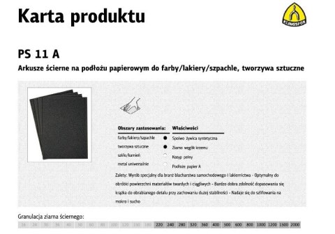 K.PAPIER ŚCIER.WODNY P 360 PS11A/50szt . K.PAPIER ŚCIER.WODNY P 360 PS11A/50szt .
