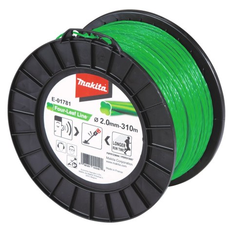 Makita żyłka nylonowa koniczyna 2.0mm/310mb Makita żyłka nylonowa koniczyna 2.0mm/310mb