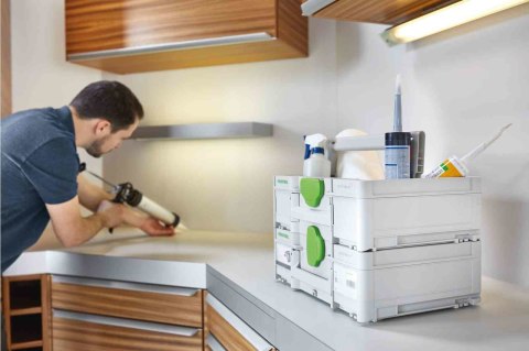 Festool SYS3 TB M 237 Przybornik Zielony, Biały