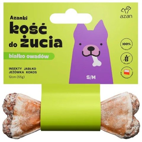 AZANKI Kość z insektami i kokosem S/M 12cm AZANKI Kość z insektami i kokosem S/M 12cm
