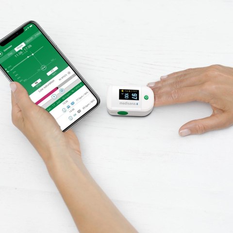 Pulsoksymetr Medisana PM 100 Connect Pulsoksymetr Medisana PM 100 Connect