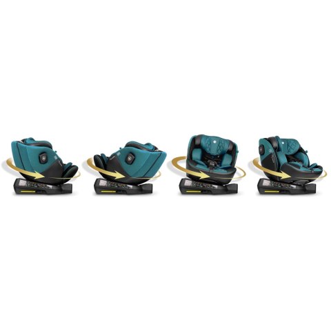 Fotelik samochodowy Nukido Prestige Line czarno-niebieski 0-36 kg ISOFIX