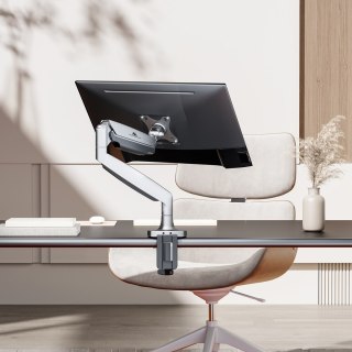 MACLEAN UCHWYT DO MONITORA PODWÓJNE RAMIĘ, ZE SPRĘŻYNĄ GAZOWĄ, 17"-45", 16 KG MC-969