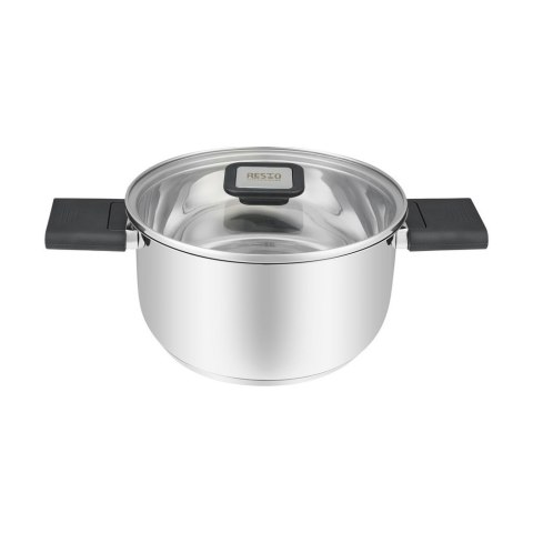 Resto Kitchenware Anser 2,5 l Okrągły Czarny, Stal nierdzewna